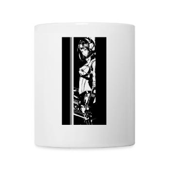 Fille cyberpunk - Mug blanc - blanc - Devant