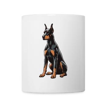 Dobermann - Tasse - Weiß - Vorne