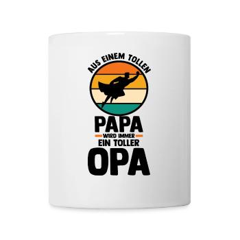 Vater Papa Großvater Opa - Tasse - Weiß - Vorne