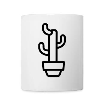 Kaktus - Tasse - Weiß - Vorne