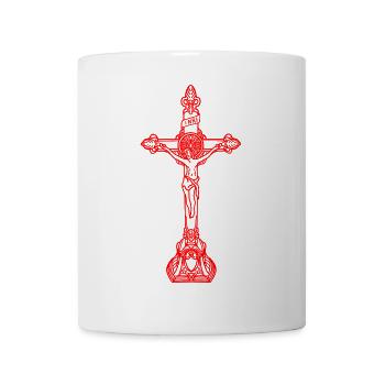 La foi en Jésus Symbole chrétien - Mug blanc - blanc - Devant