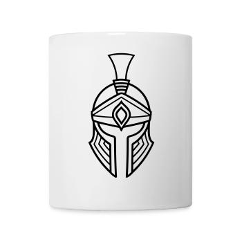 Spartan helmet - Mug - white - Front