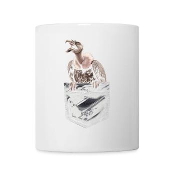 Geier - Tasse - Weiß - Vorne