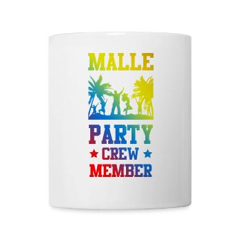 Malle Party Crew - Mug blanc - blanc - Devant