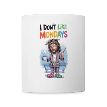 Jésus fatigué style lundi matin - Mug blanc - blanc - Devant