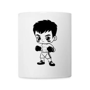 Funny Kickboxer - Mug - white - Front