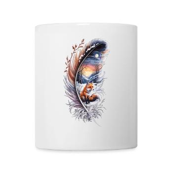 Fox in the Snow – Love of the Forest - Mug - white - Front
