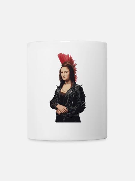 Punk della Monna Lisa (La Joconde) - Tazza - bianco