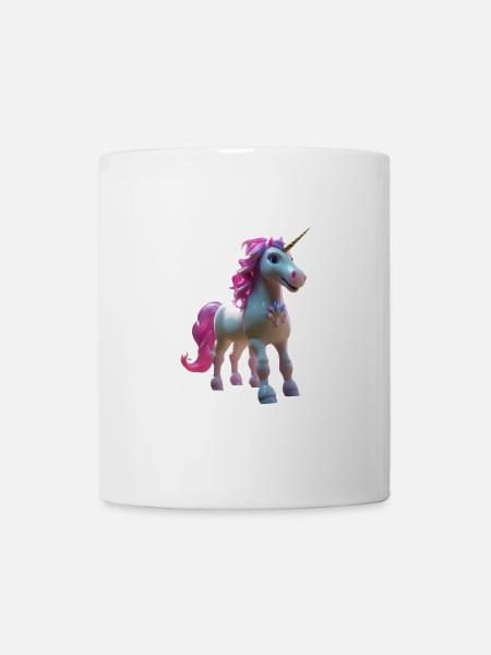 Pastel Unicorn Bloom - Mug - white