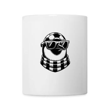 Pinguin Vogel Fußball Spieler Ball Champion - Tasse - Weiß - Vorne