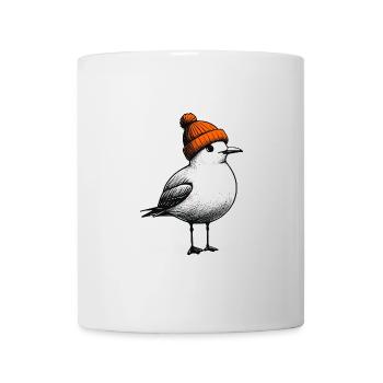 North Sea Harbor Moin Seagull Bonnet Orange - Mug blanc - blanc - Devant