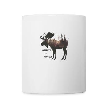 Preserve & Protect Moose Moose Forest Animal - Mug - white - Front