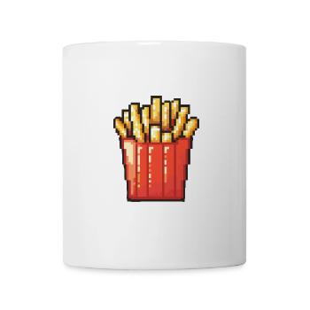 Fries Pixel Gamer - Mug - white - Front