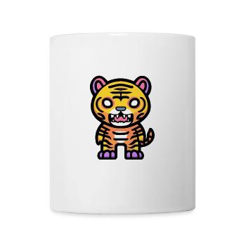 Tiger Halloween Comic - Mug - white - Front