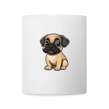 Bullmastiff Dog Comic Baby - Mug - white - Front