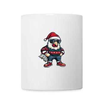 Coq Noël Noël - Mug blanc - blanc - Devant