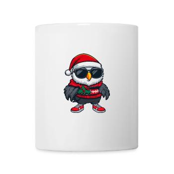 hibou Noël Noël laid - Mug blanc - blanc - Devant