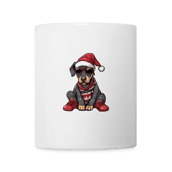 Doberman Dog Christmas Ugly Christmas - Mug - white - Front