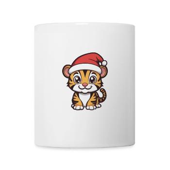 Tiger Weihnachten Christmas - Mug - white - Front