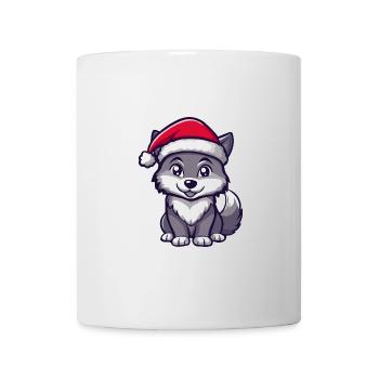 Wolf Weihnachten Christmas - Mug - white - Front