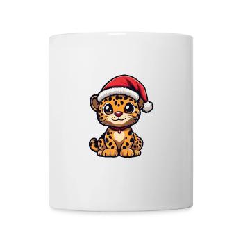 Leopard Weihnachten Christmas - Mug - white - Front