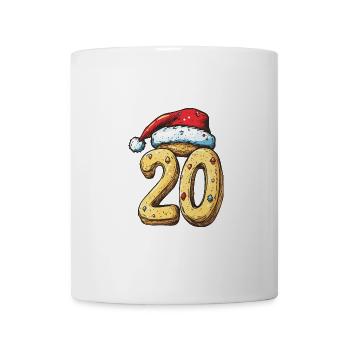 20 Zahl Weihnachten - Tasse - Weiß - Vorne