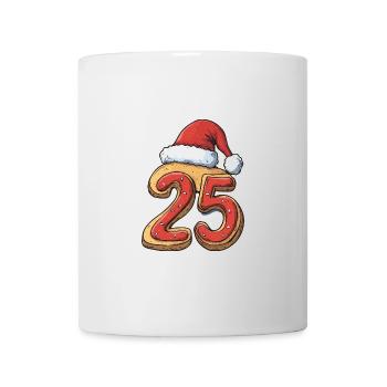 25 Zahl Weihnachten - Tasse - Weiß - Vorne