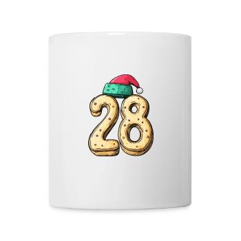28 Nombre Noël - Mug blanc - blanc - Devant