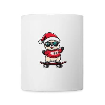 Alpaca Llama Christmas Funny - Mug - white - Front