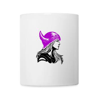 Viking Femme Guerrière - Mug blanc - blanc - Devant