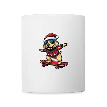 Labrador Chien Noël Drôle - Mug blanc - blanc - Devant