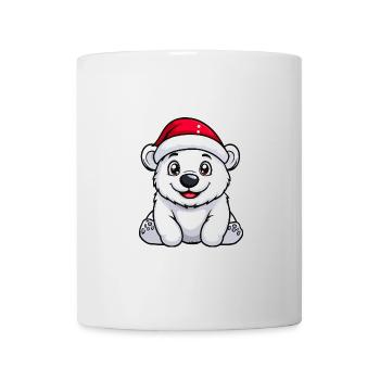 Polar Bear Christmas Cute - Mug - white - Front