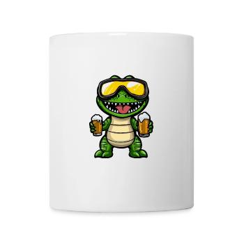 Alligator Ski Bier - Tasse - Weiß - Vorne