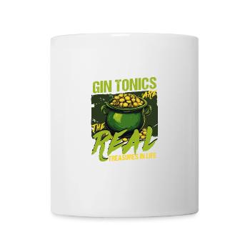 Fête de la Saint-Patrick : les gin tonics sont les vrais trésors - Mug blanc - blanc - Devant