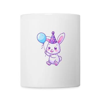 Lapin Anniversaire Bébé - Mug blanc - blanc - Devant