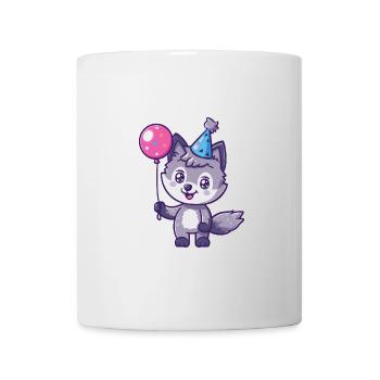 Wolf Birthday Baby - Mug - white - Front