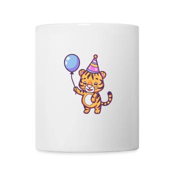 Tiger Geburtstag Baby - Tasse - Weiß - Vorne