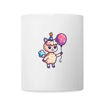Alpaka Llama Geburtstag Baby - Tasse - Weiß - Vorne