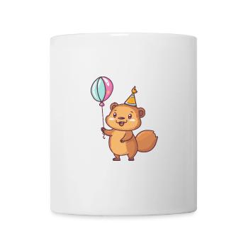 Beaver Birthday Baby - Mug - white - Front