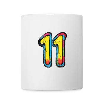 11 Symbole numérique - Mug blanc - blanc - Devant