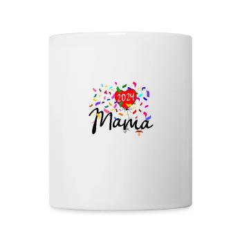Mama 2024 Konfetti - Tasse - Weiß - Vorne