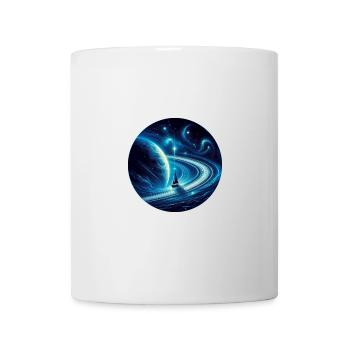 Sailboat with Saturn Fantasy Universe - Mug - white - Front