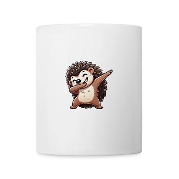 Cooler Igel Cartoon Dab Dabbing Tanz - Tasse - Weiß - Vorne