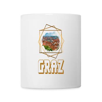 Graz Austria Skyline City Gold Home Love - Mug - white - Front