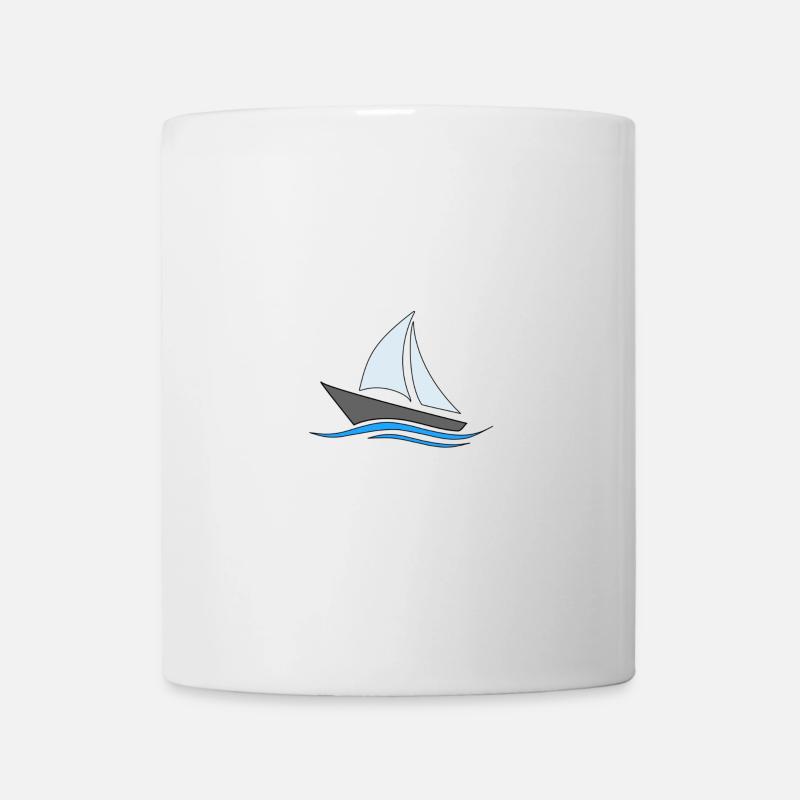 Navire en haute mer - Mug blanc - blanc