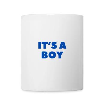 It's a Boy - Es ist ein Junge - Gender Reveal - Tasse - Weiß - Vorne