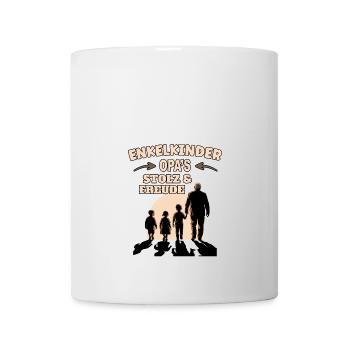 Petits-enfants - La fierté et la joie de grand-père - Mug blanc - blanc - Devant