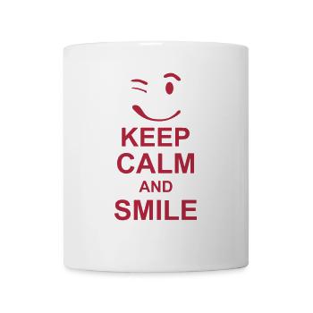 keep calm and smile kg10 - Mug - white - Front