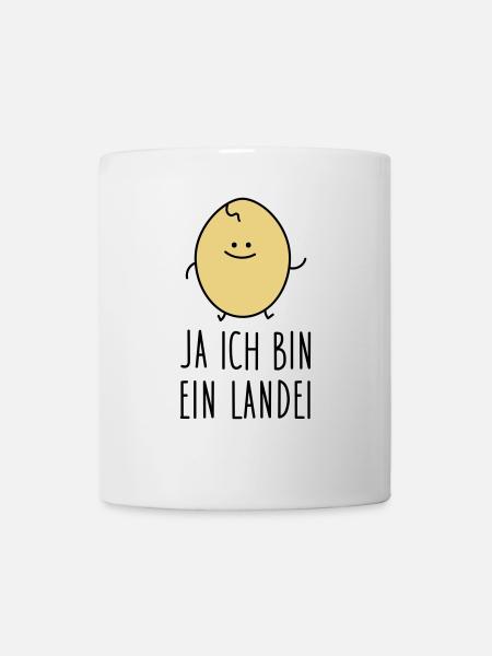 Ein Landei - Tasse - Weiß