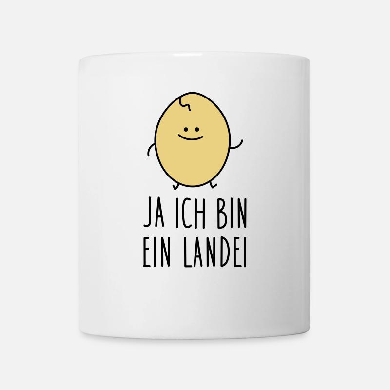 Ein Landei - Tasse - Weiß
